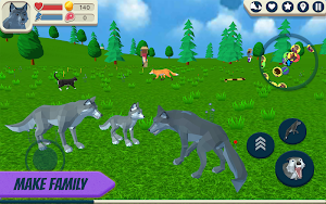 Wolf Simulator: Wild Animals 3D Screenshot 2