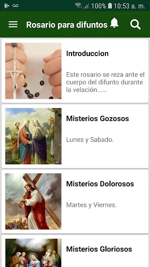 Santo Rosario para Difuntos Screenshot 0