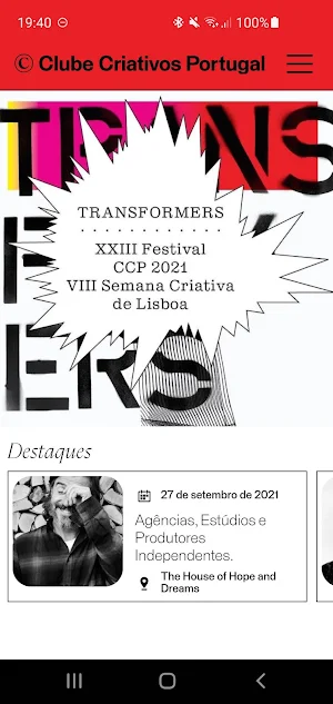Clube Criativos Screenshot 0