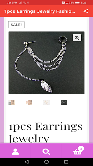 Earrings Shopping App Screenshot 1