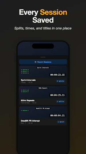 Video Timer — Coach Stopwatch Screenshot 0