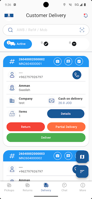 Samar Delivery Captain Screenshot 2