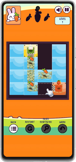 Rabbit Track Maze Game Screenshot 1