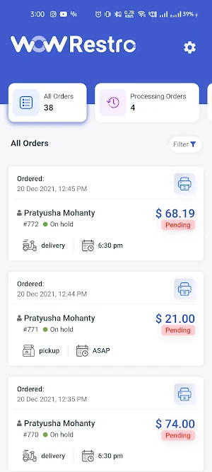 WOWRestro Partner Screenshot 2