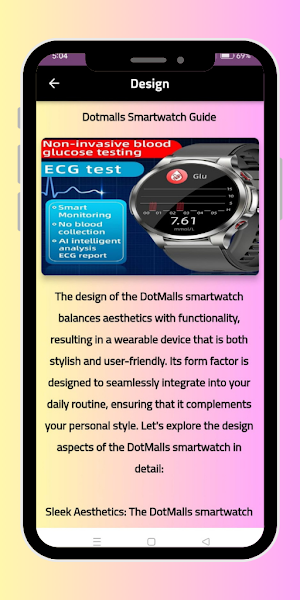Dotmalls Smartwatch Guide Screenshot 1