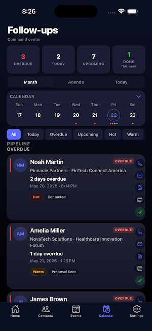 EvntIQ Screenshot 2
