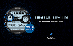 Digital Vision Watch Face Screenshot 1