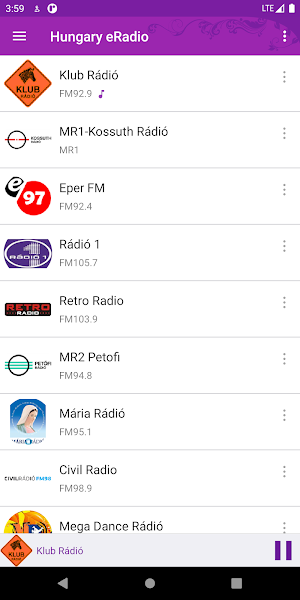 Hungary eRadio Screenshot 0