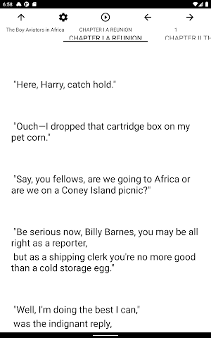 Book, The Boy Aviators in Afri Screenshot 3