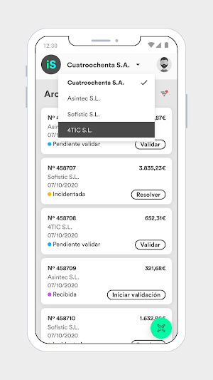 Invoice System Screenshot 1