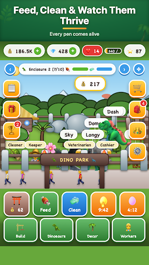 Dino Park Tycoon: Dinosaur Screenshot 3