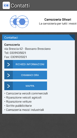 Carrozzeria Olivari Screenshot 2