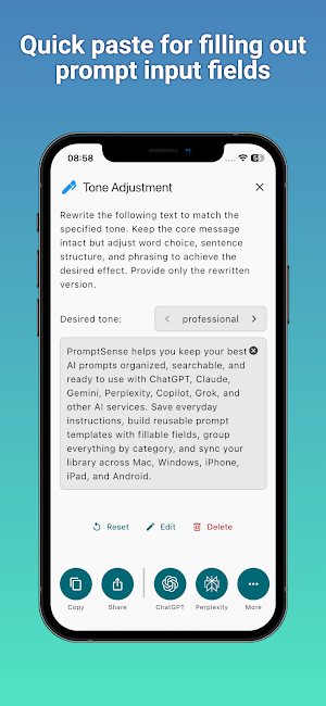 PromptSense - Smart AI Library Screenshot 2