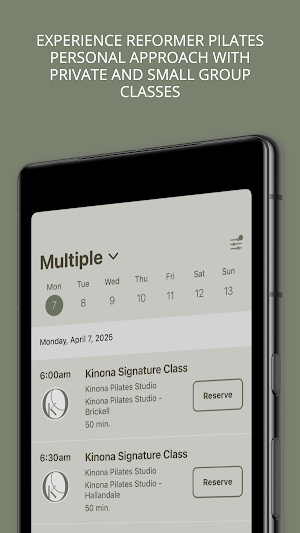 Kinona Pilates Studio Screenshot 3