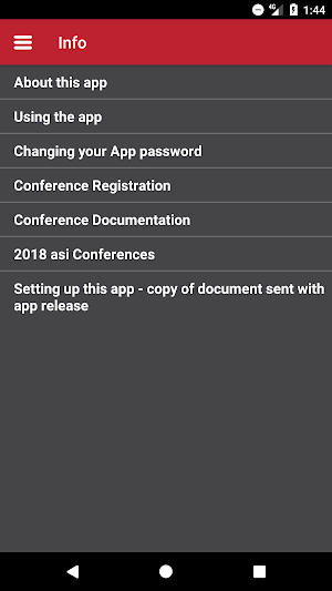 asiConferences Screenshot 3