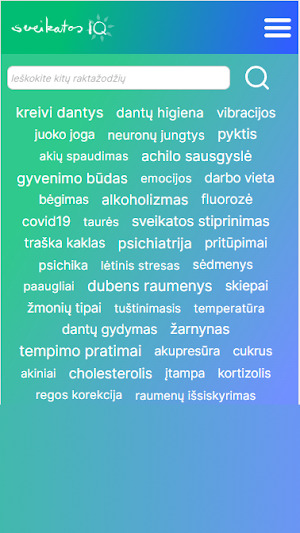 Sveikatos IQ Screenshot 0