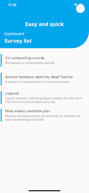 Wash Information System Screenshot 2