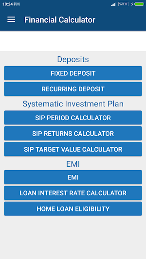 Financial Calculators, Banking Screenshot 0