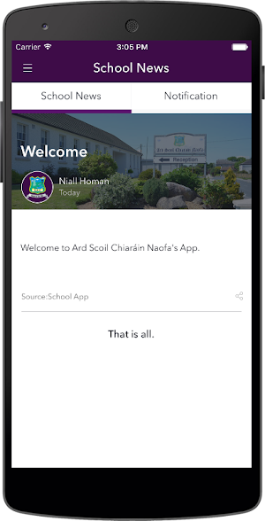 Ard Scoil Chiaráin Naofa Screenshot 1