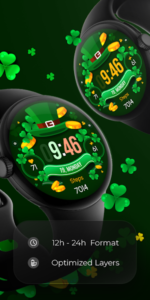 Saint Patrick's Day Watch Face Screenshot 1