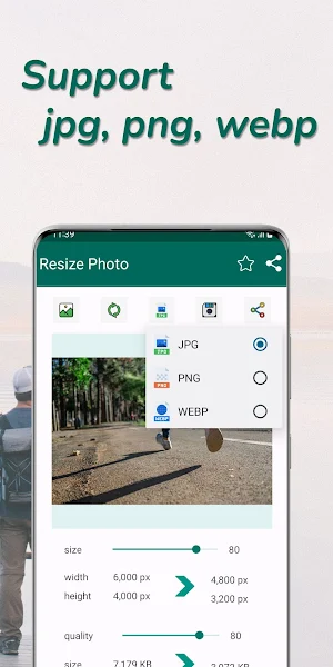 Image Size - Photo Resizer Screenshot 3