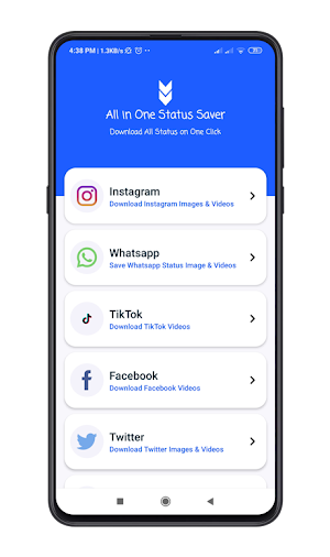 All in One Status Saver - Social Media Manager Screenshot 0