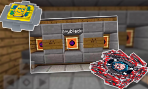 Beyblade mod – battles in Minecraft Screenshot 1