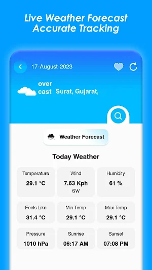 Live Weather Forecast Tracker Screenshot 3