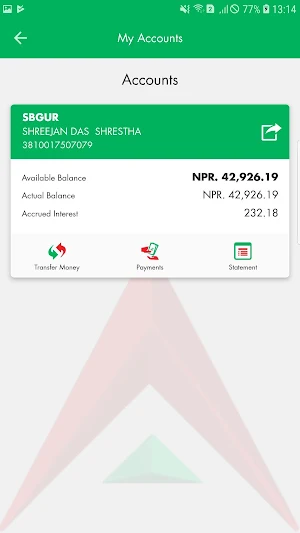 Nabil SmartBank Screenshot 2