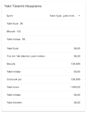 Yakıt Tüketimi Hesaplama Screenshot 3