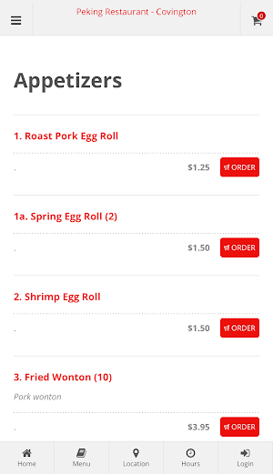 Peking Restaurant Covington Screenshot 1