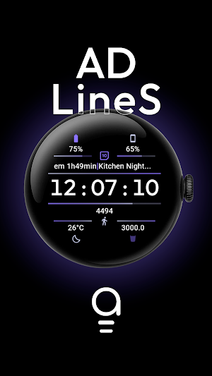 AD LineS - Watch Face Screenshot 0