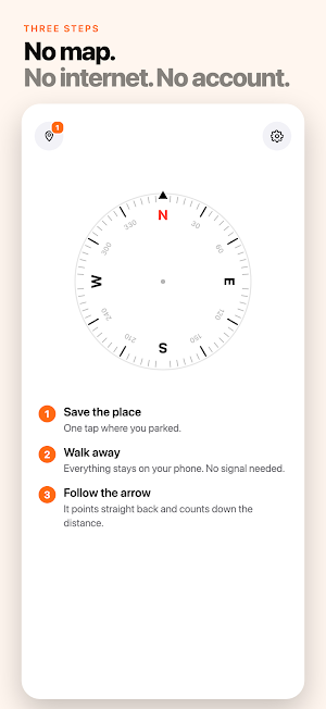 Compass: Find Way Back Screenshot 2