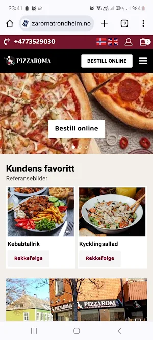 Pizza Roma Trondheim Screenshot 1