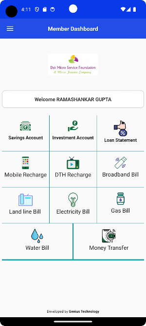 DSK Micro Service Foundation Screenshot 2