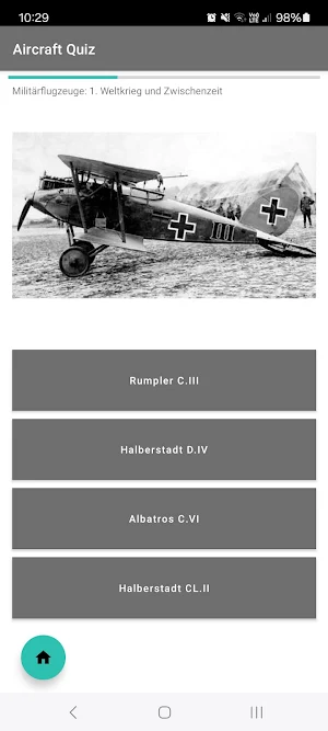 Aircraft Quiz Screenshot 2