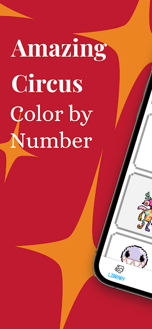 Amazing Circus Pixel Coloring Screenshot 0