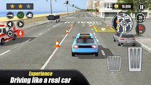 Real Car Driving School Game Screenshot 2