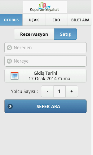 Koparan Seyahat Screenshot 0
