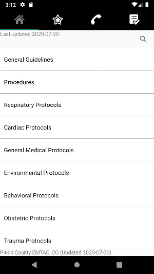 Pitkin County EMS Protocols Screenshot 1
