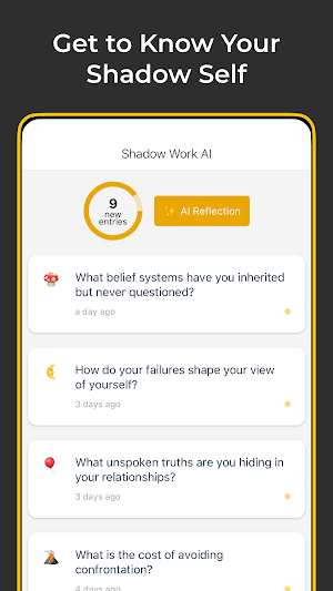 Shadow Work AI- CBT & Insights Screenshot 1