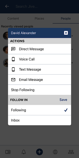 Jive for Mobile Screenshot 2