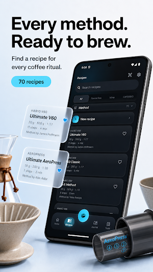 CAFESSIO: Coffee Brew Timer Screenshot 1