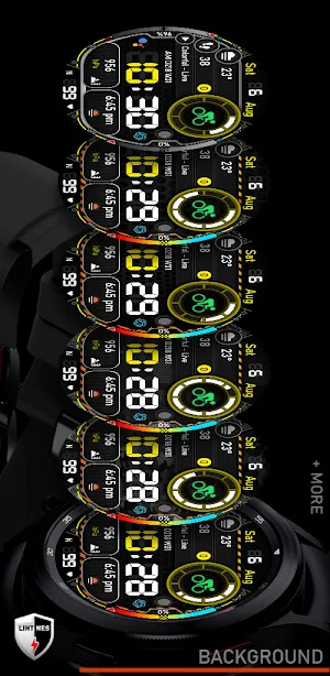 Colorful Digital Watch 072 Screenshot 3