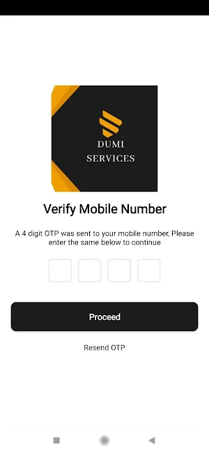 Dumi Services Rider Screenshot 2