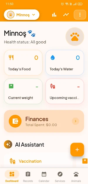 AnimalCare: Pet Health Tracker Screenshot 0