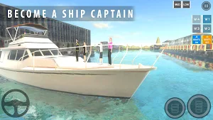 Jet Boat Sim Cruise Ship Drive Screenshot 2