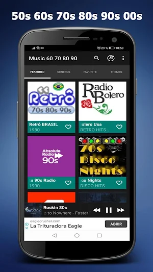 60s 70s 80s 90s 00s Music Radios Screenshot 0