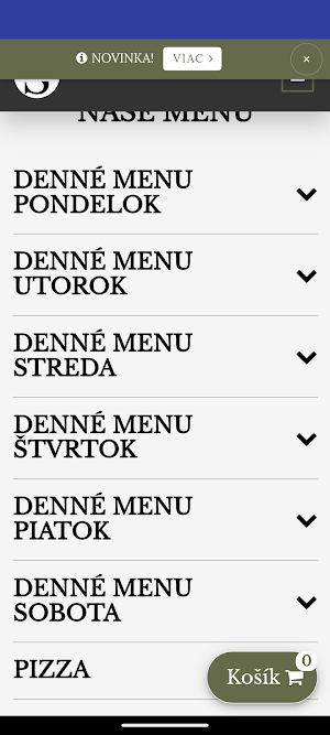 Sližár Reštaurácia Screenshot 0