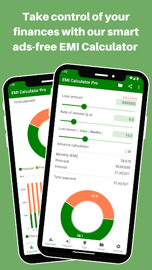 EMI Calculator - Finance tool Screenshot 0